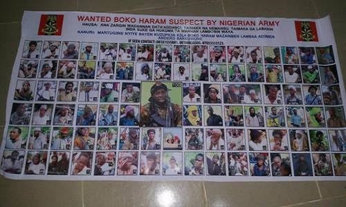 Wanted Boko Haram