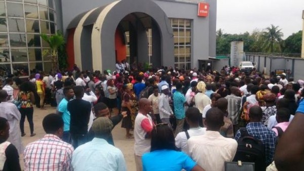 Customers-queue-outside-a-GTBank-branch-for-BVN-registration