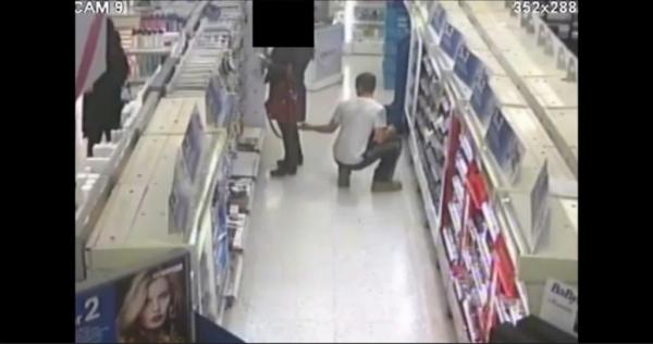 Man Caught On Cctv Taking Pictures Under A Woman S Skirt In A Supermarket Information Nigeria