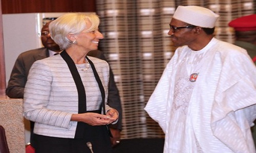 Christine Lagarde-Muhammadu Buhari