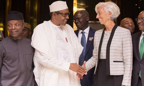 IMF-Christine Lagarde-Buhari