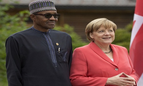 Muhammadu Buhari-Angela Merkel