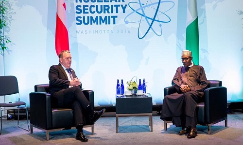 President Muhammadu Buhari-Prime Minister of Denmark-Lars Rasmussen