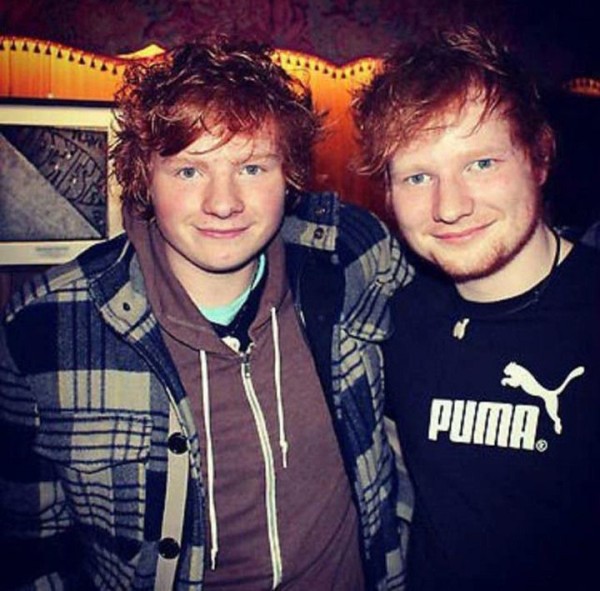 Which one of them is Ed Sheeran?