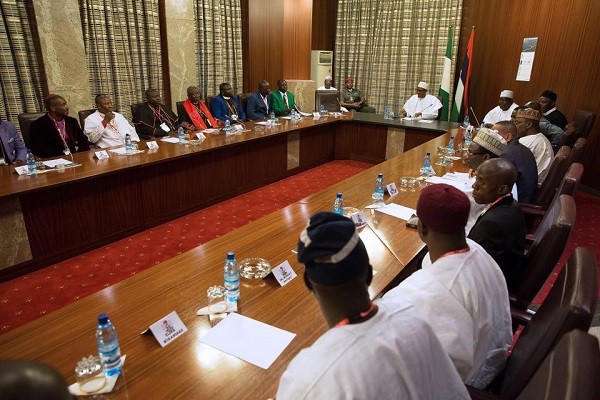 Buhari-Northern Christian Leaders Eagles Eyes Forum
