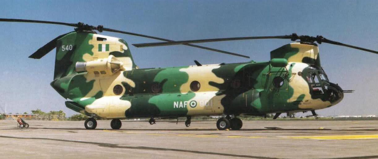 Nigerian Airforce helicopter