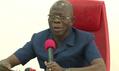 Just In: Oshiomhole attacked by thugs in Benin