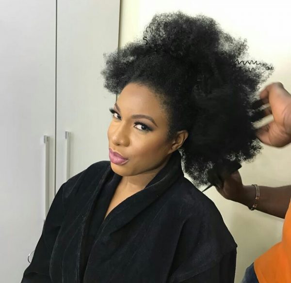 Actress Chika Ike shows off her natural hair - Information Nigeria