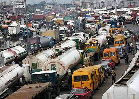 Decongestion of the gridlock in Apapa, 100% complete