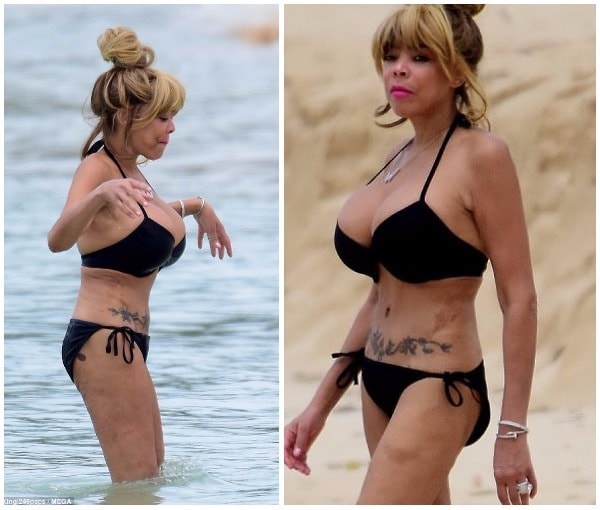 Wendy Williams flaunts bikini bod as she vacations with hubb