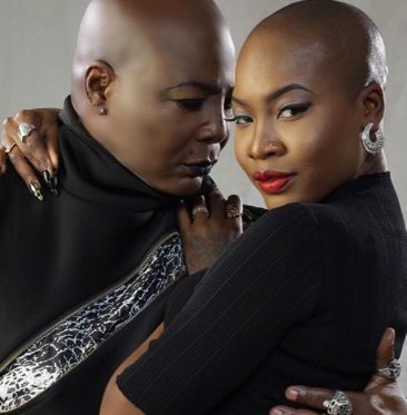 Charly Boy and his daughter, Dewy 