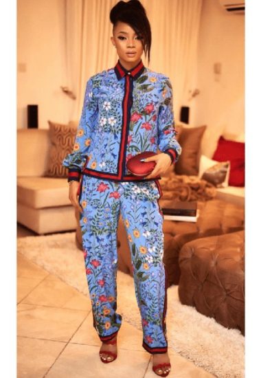 Toke Makinwa's Gucci Pajamas Reported To Cost About  Million (Photos) -  Information Nigeria