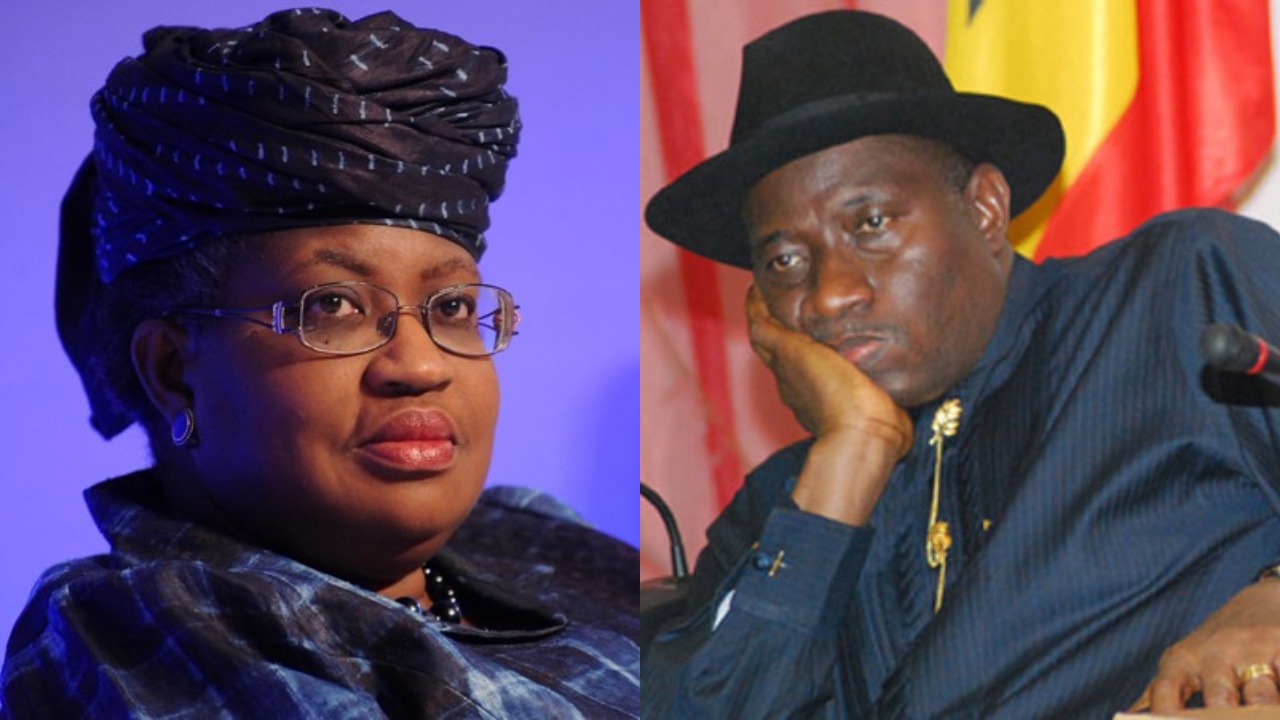 Ngozi Okonjo Iweala and Goodluck Jonathan