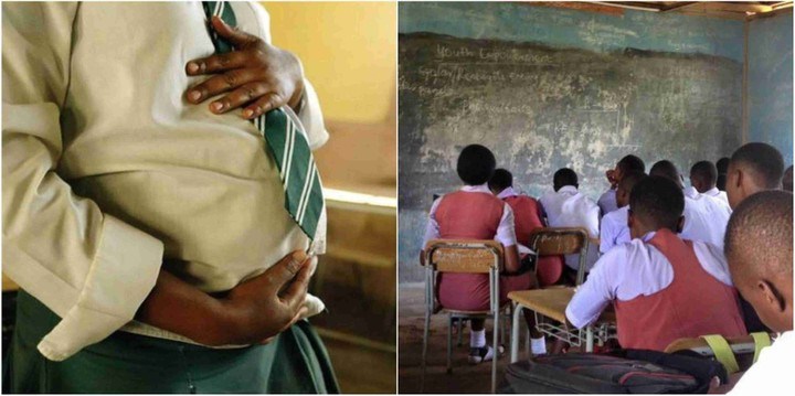 12 teacher old by pregnant year Girl, 11,