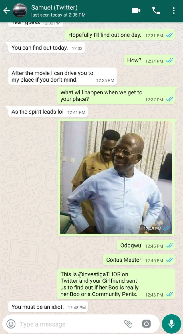 See what happened when a lady tested her boyfriend with another number to see if he was faithful