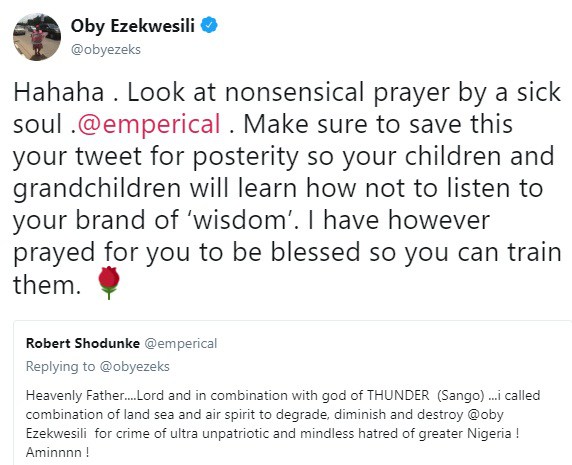 Oby Ezekwesili replies