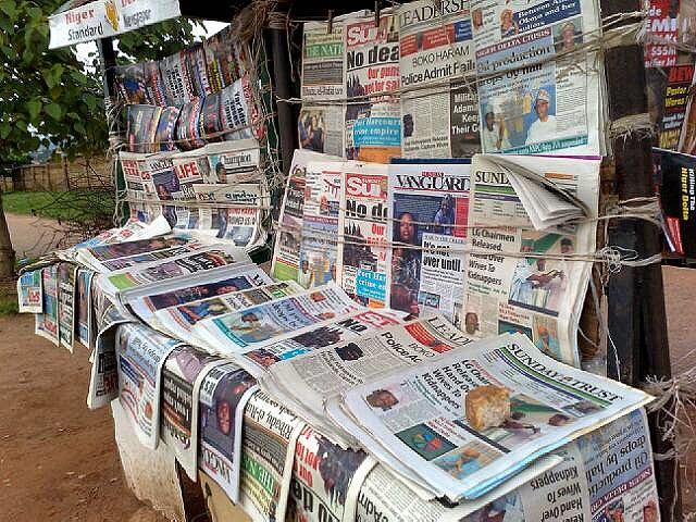 Nigerian Newspaper Headlines Today