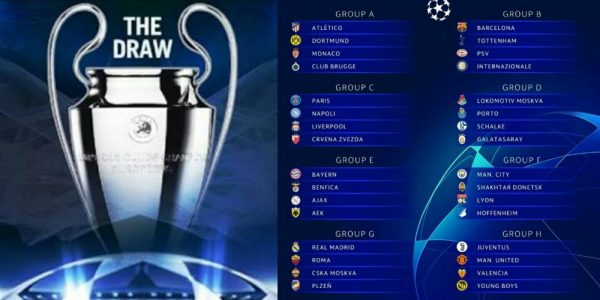 out 2018/2019 UEFA Champions Group stage draw - Information Nigeria