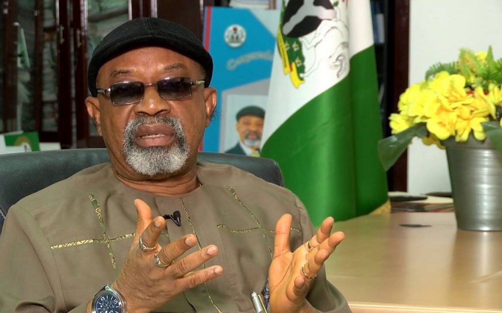 Labour and employment minister, Chris Ngige