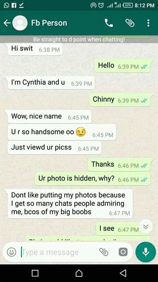 Funny Whatsapp conversation between a Nigerian developer & a scammer -  Information Nigeria