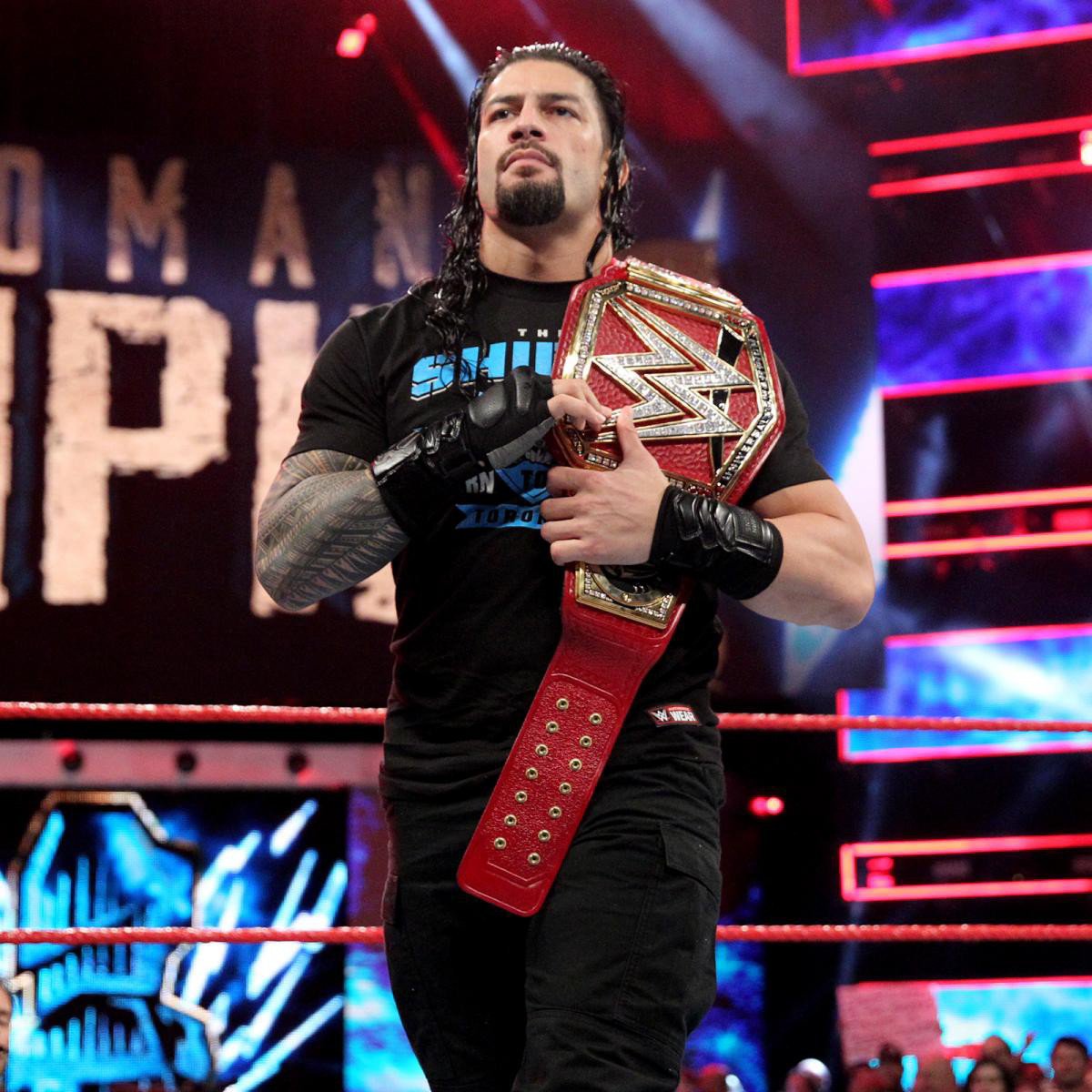 Professional wrestler Roman Reigns gives up his Universal Championship ...