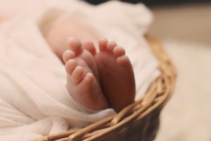 File photo of a newborn baby