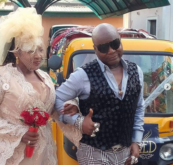 Charly Boy and his wife