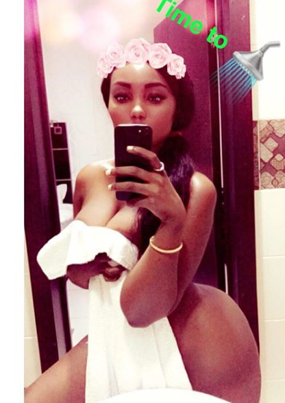 'Yeah, it's heavy' - Curvy Tanzanian model Sachi poses almost naked in new sultry images