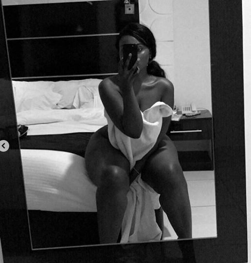 'Yeah, it's heavy' - Curvy Tanzanian model Sachi poses almost naked in new sultry images