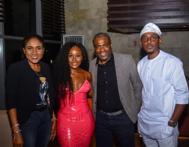 Tobi and cee-c at an event