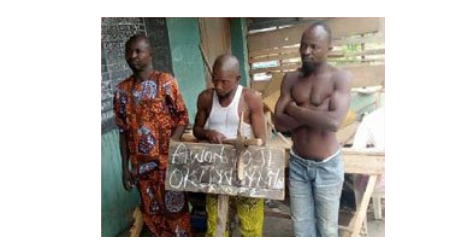 [Photo]: Church nabs bricklayer, accomplice who stole human parts from church cemetery 