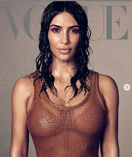 [Photos]: Kim Kardashian lands Vogue magazine cover