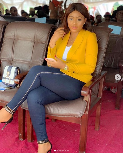 "Having a soft heart in a cruel world is courage, not a weakness" - Regina Daniels Says As She Shares New Photo