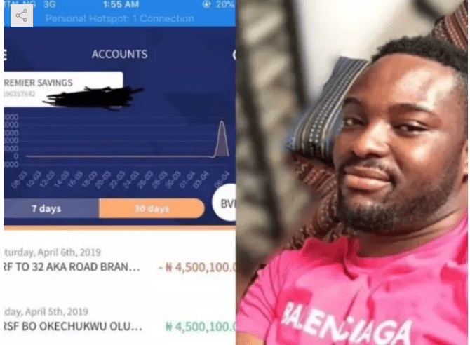 Nigerian music producer returns N4.5m mistakenly sent to his account