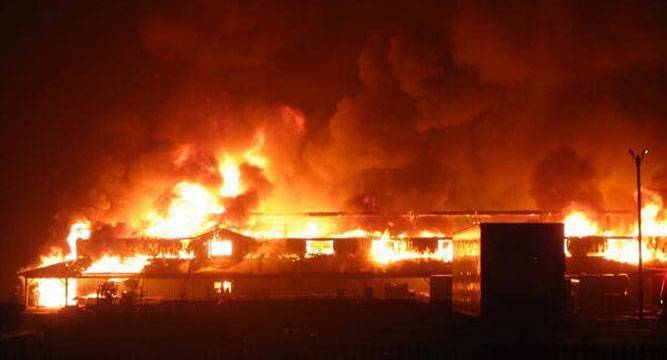 Fire Destroys 35 Shops In Kano Market