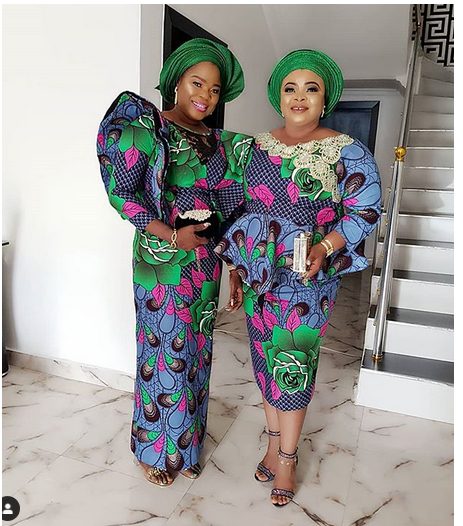 Mide Martins, mercy Aigbe, others attend the burial ceremony of Biodun Okeowo's mum