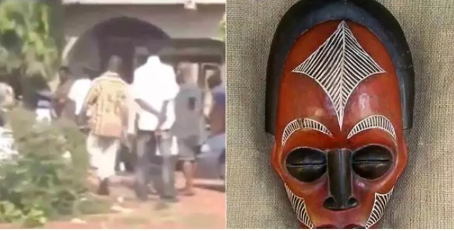 Popular herbalist storms into a church to collect his charm from a pastor
