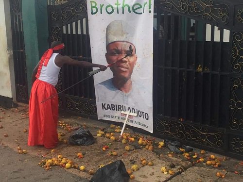 Shocking!!! Protesters Take Faeces To Edo Assembly