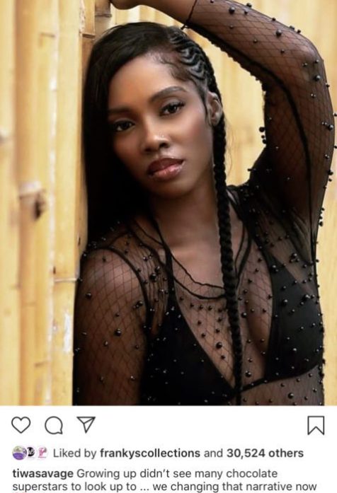 'The person sucking it are not complaining' - Tiwa Savage slams troll who tried to body shame her