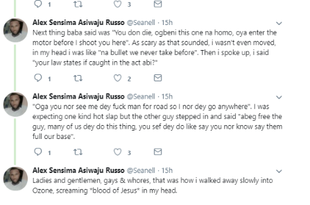 Nigerian gay man shares his experience with SARS officers who saw messages between him and his boyfriend