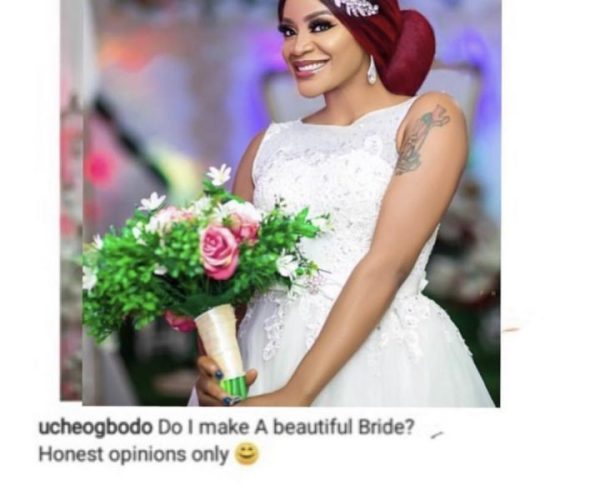 Actress Uche Ogbodo drags troll who said she will not make a beautiful bride