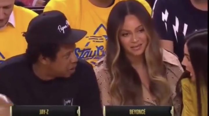 [Video]: Beyonce's reaction to a lady talking to husband Jay Z causes commotion on social media