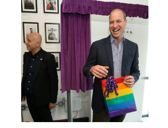 'I will be fine if my children were gay' - Prince Williams says as he visits LGBTQ charity