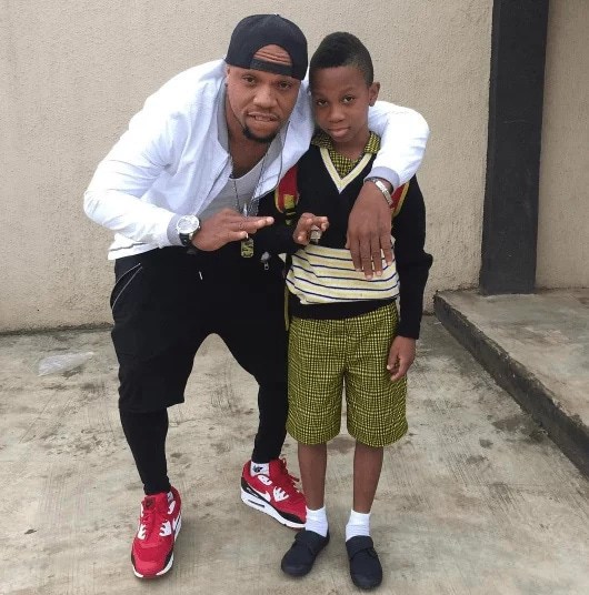 [PHOTOS]: Charles Okocha Steps Out With Son After His Successful Surgery