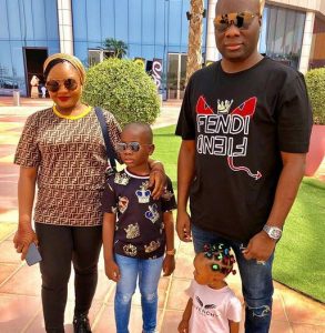 Popular Nigerian Big Boy, Mompha And Wife Celebrate 8th Wedding Anniversary