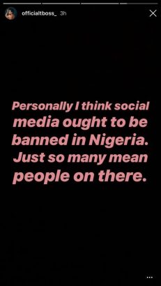 'Social media should be banned in Nigeria' - Tboss