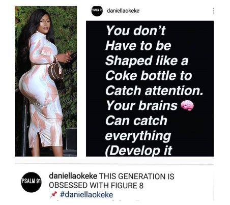 'You Don't Have To Be Shaped Like A Coke Bottle To Catch Attention' - Daniella Okeke