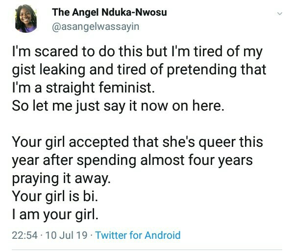Nigerian Writer Comes Out As Bisexual