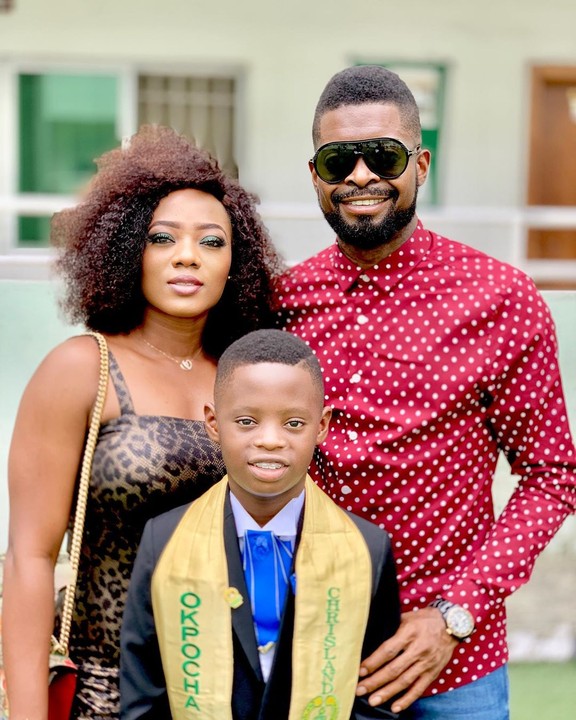 Basketmouth and his family
