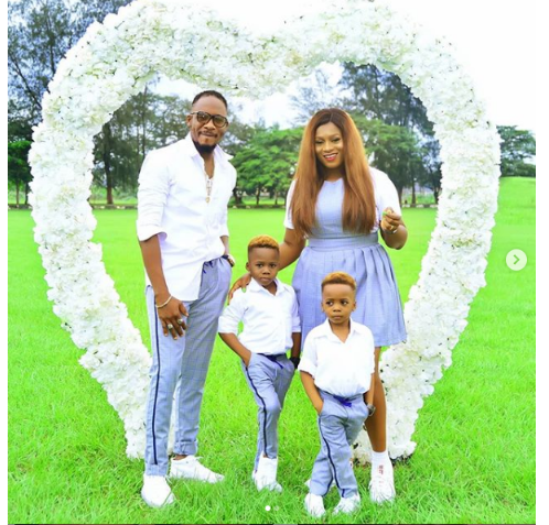 Junior Pope Odunwodo  and his beautiful family